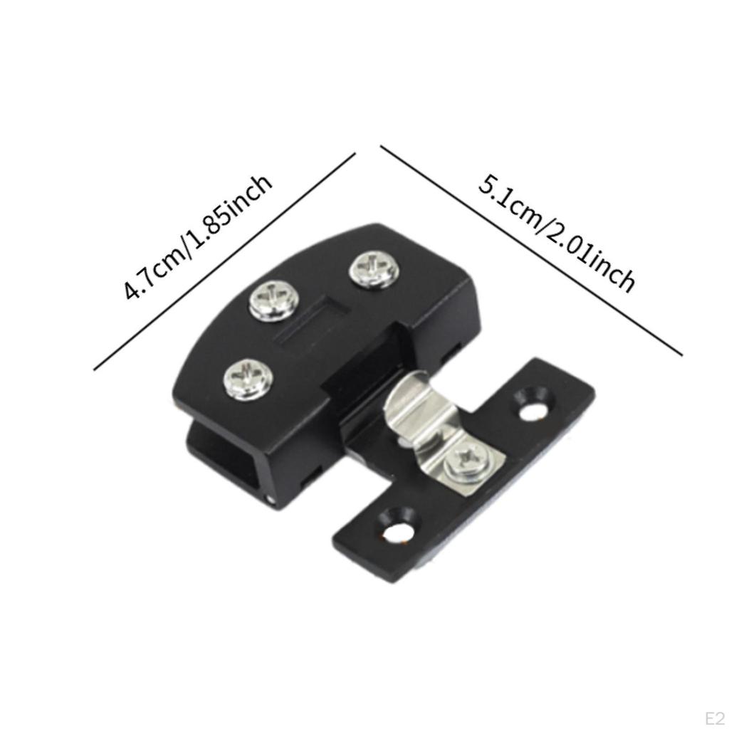 2 шт. петли для стеклянной двери шкафа, запасная часть, боковые петли 90° для шкафов для домашних животных
