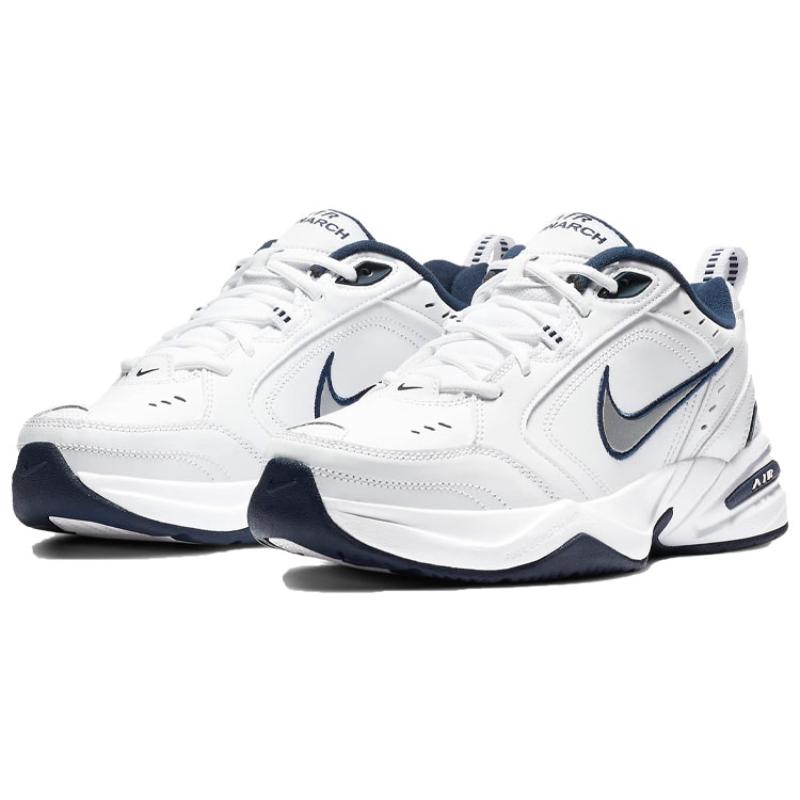 Nike Кроссовки Air Monarch Iv Белые Темно-синие 415445-102