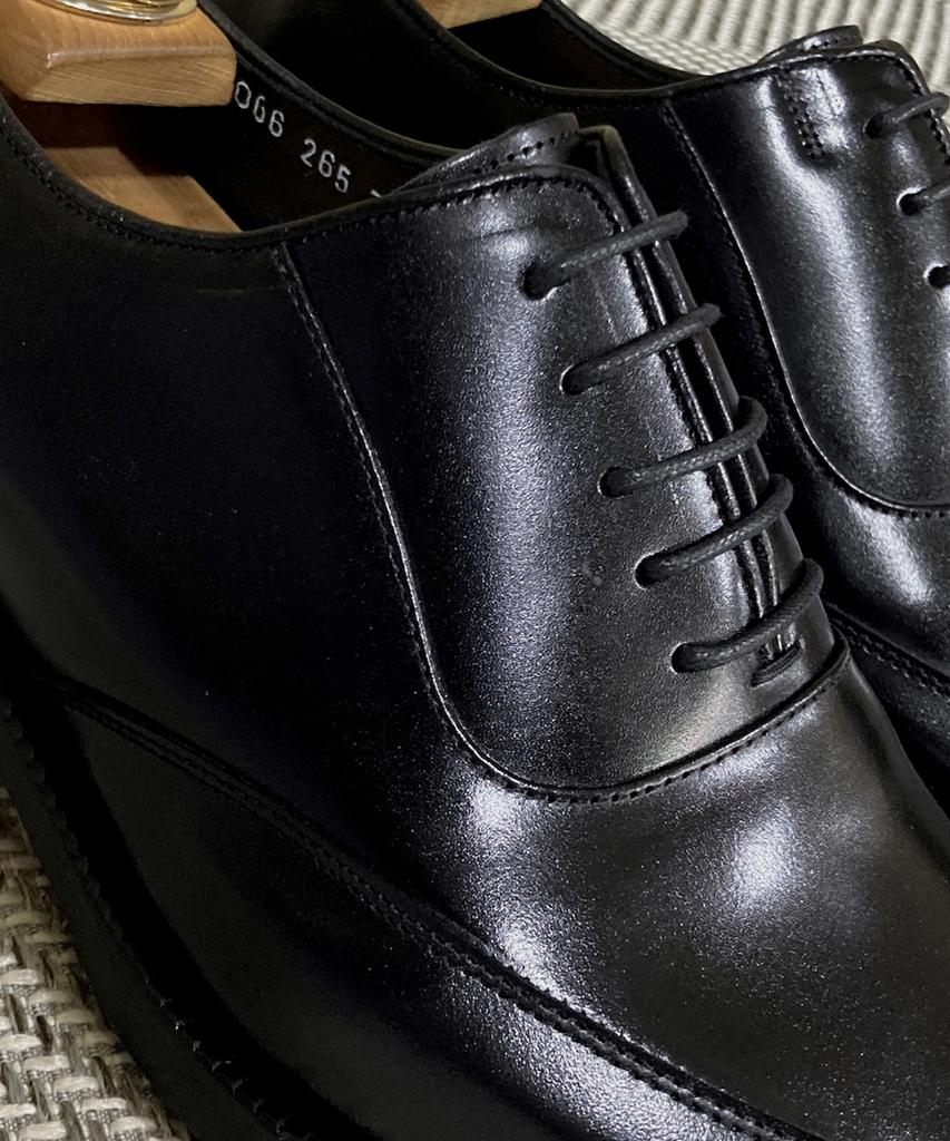 Joenshoe Dignity Italian Wingtip Oxford Black Fg
