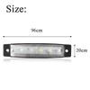 10pcs Marine Boat Waterproof 12V 24V 6 LED Lamp Cabin Deck Courtesy Light Stern Transom Lights Blue For Small Boat Sailboat