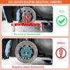 2pcs Heavy Duty Car Wheel Alignment Tool Plates Adjustable Automotive Wheel Leveling Aligner Toe Plates Wheel Balancing Supplies