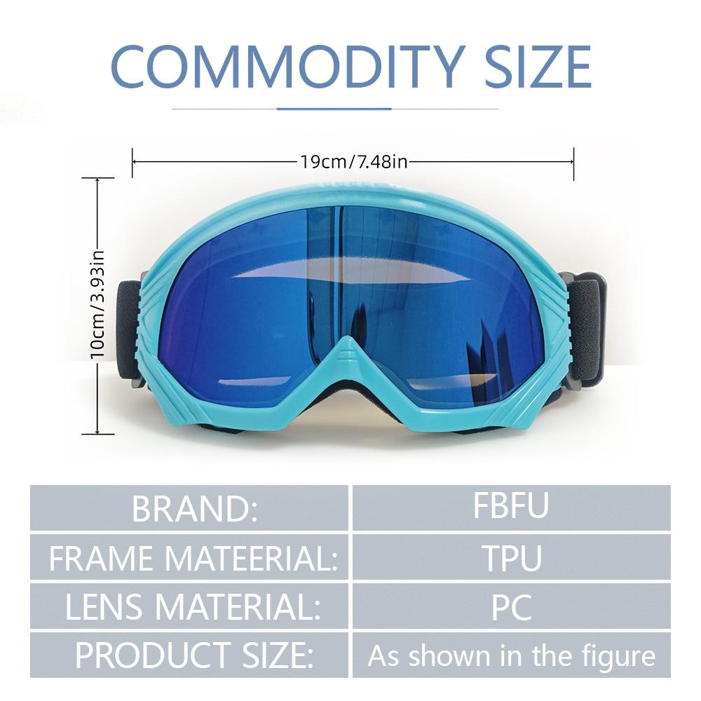 Best-selling off-road downhill ski goggles, outdoor sports motorcycle anti-mud and sand windproof helmet riding goggles