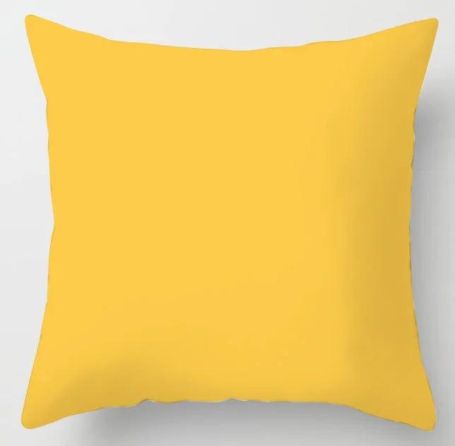 Желтый узор наволочка для офиса, гостиной, дома, наволочка для автомобиля, украшения