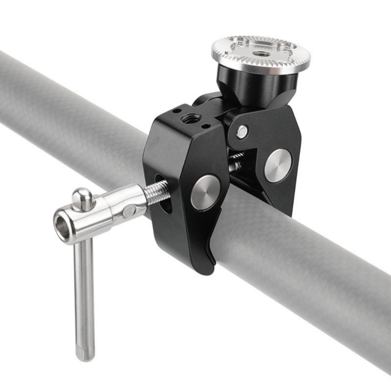 Aluminium Super Crabbing Clamp Crabbing Pliers Clip With 1/4-20 Mounting Point For Articulating Monitors Video