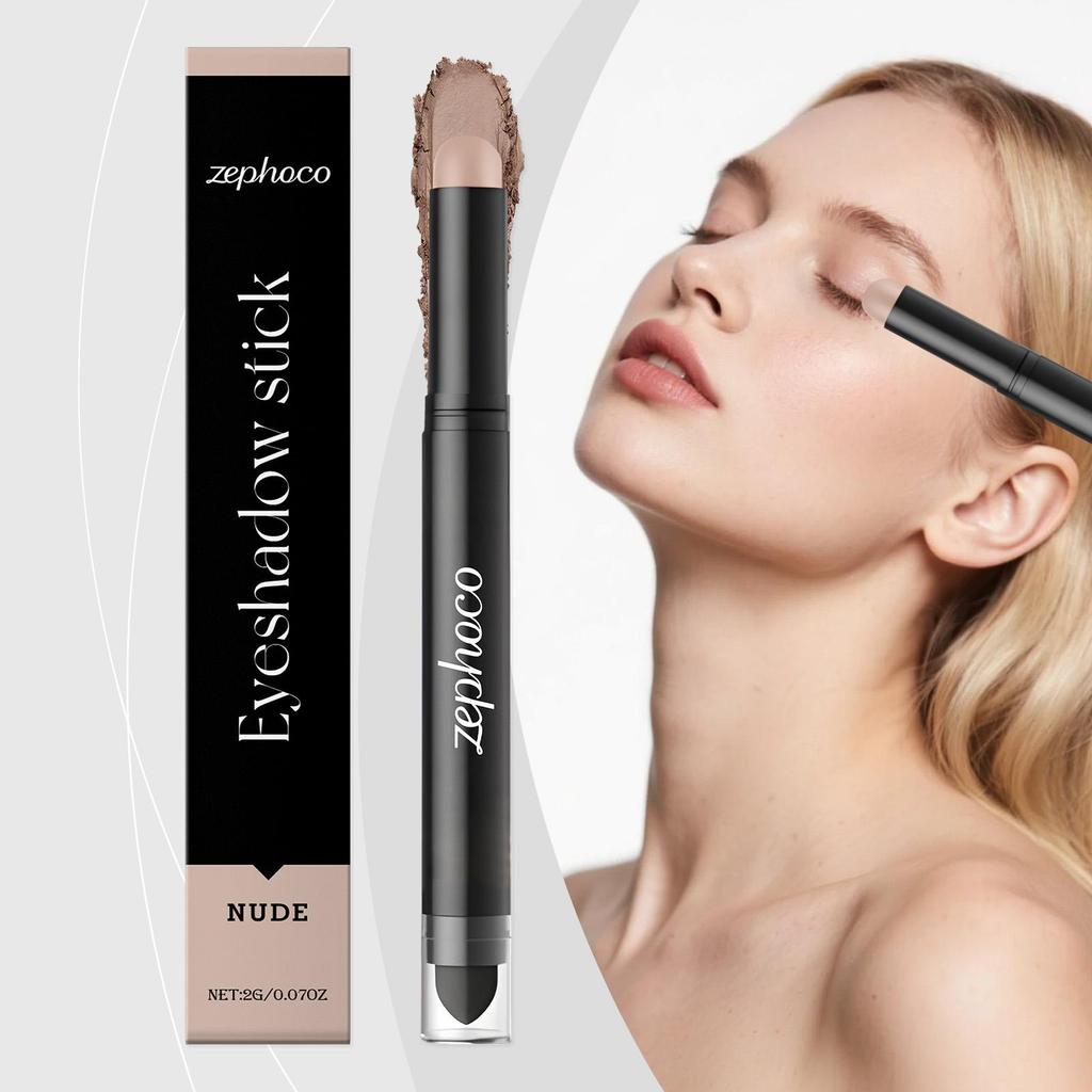 Zephoco Тени-карандаш для век Розовое золото/Карамель/Глубокий пурпурный/Персиково-розовый/Розовый/Нюдовый, Стойкие, Насыщенные цветом, Не размазываются, Водостойкий карандаш для век