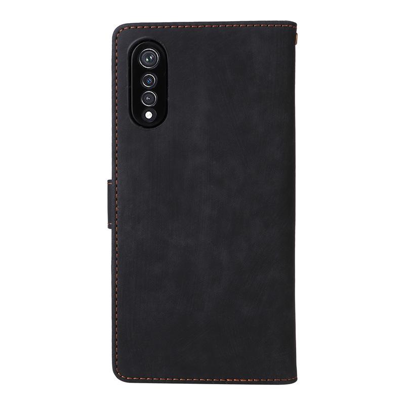 Кожаный чехол Cooper Cubot X70 с отделением для карт, подставкой, шнурком и кошельком