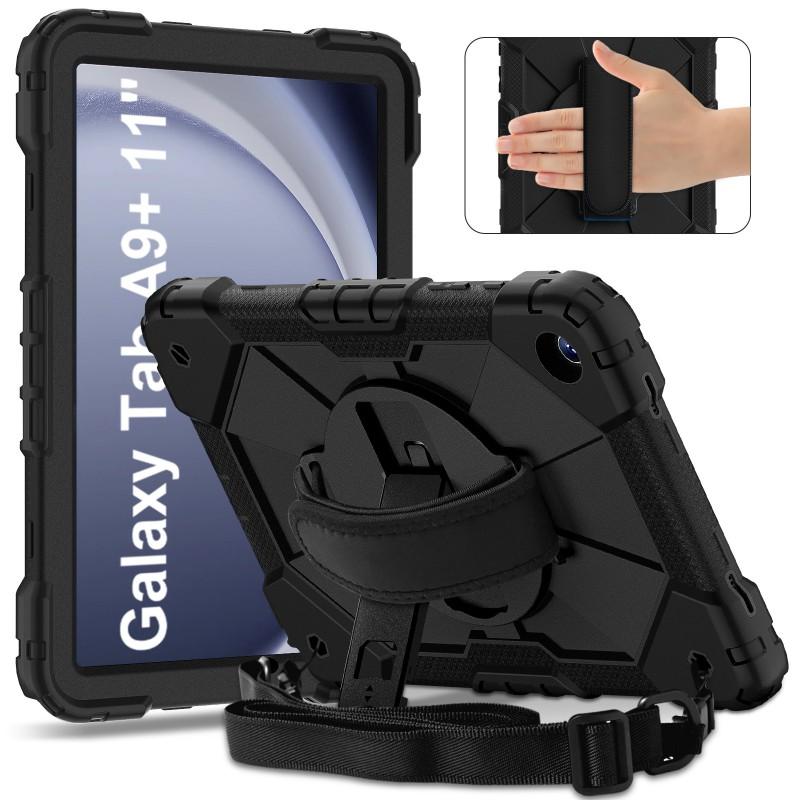 Shockproof Full Cover Tablet Case With Shoulder Strap MatePad 11 A9 Plus Silicone Protective Shell Stand Function
