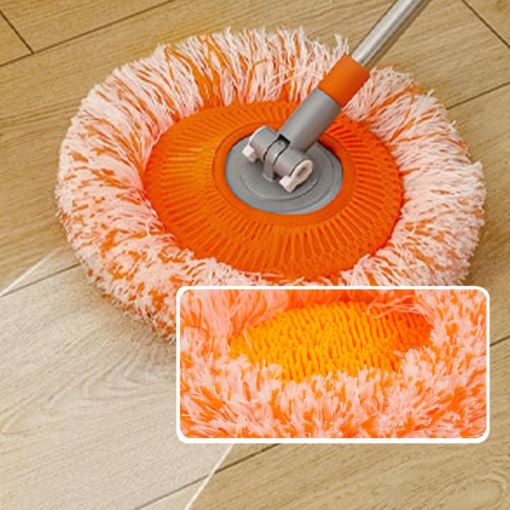 360° Rotatable  Cleaning Mop, Extendable Wall Cleaning Mop Three-section Telescopic Length 19.6-37.4inch