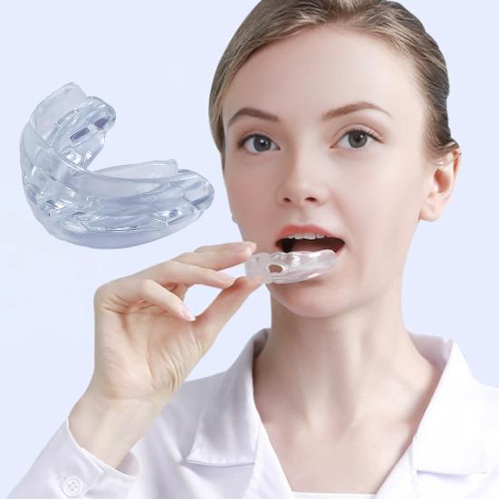 Многоразовая защитная накладка на рот Yousheng от храпа из пищевого силикона, универсальная, для мужчин и женщин, для уменьшения храпа, спортивная защита зубов.