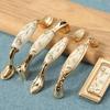 Light Luxury Gold Kitchen Cabinet Handle Zinc Zinc Zinc Alloy Luxury Cabinet Handles  Kitchen Cupboard