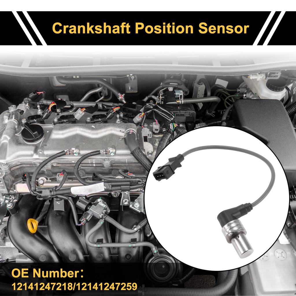 Engine Crankshaft Position Sensor Compatible with BMW E36 Series 318i 318is 1994-1995 318ti 1995 1.8L, Replace# 12141247218 12141247219