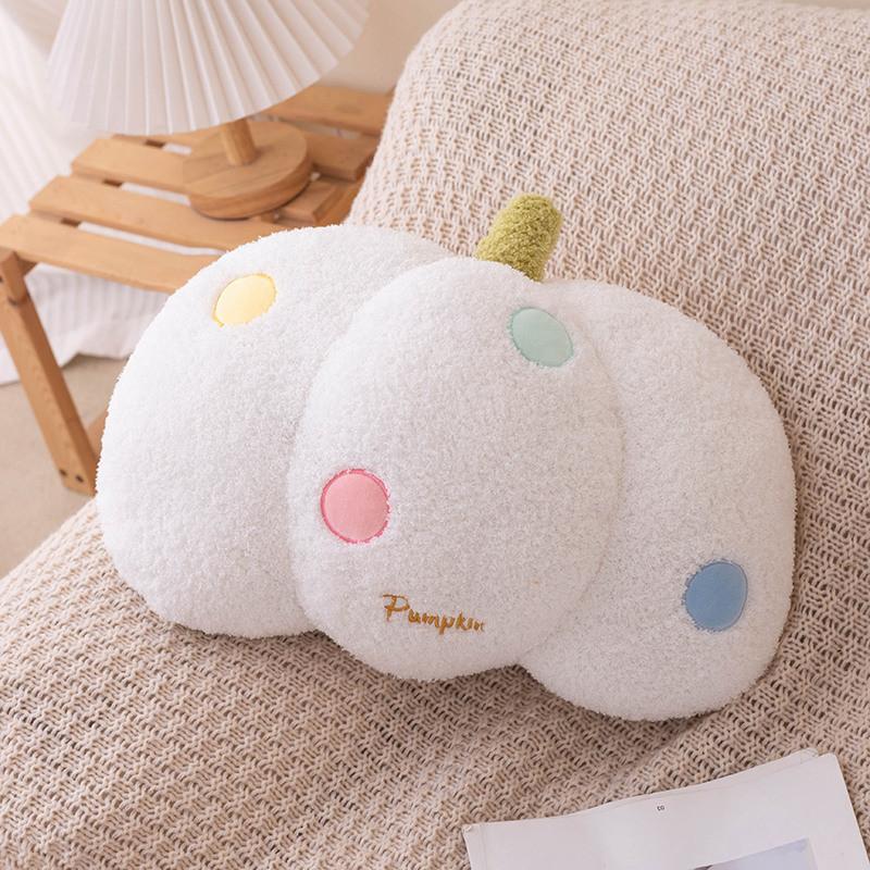 Unicorn Pumpkin Rainbow Pillow Plush Toy Back Cushion Bedroom Decoration Gift