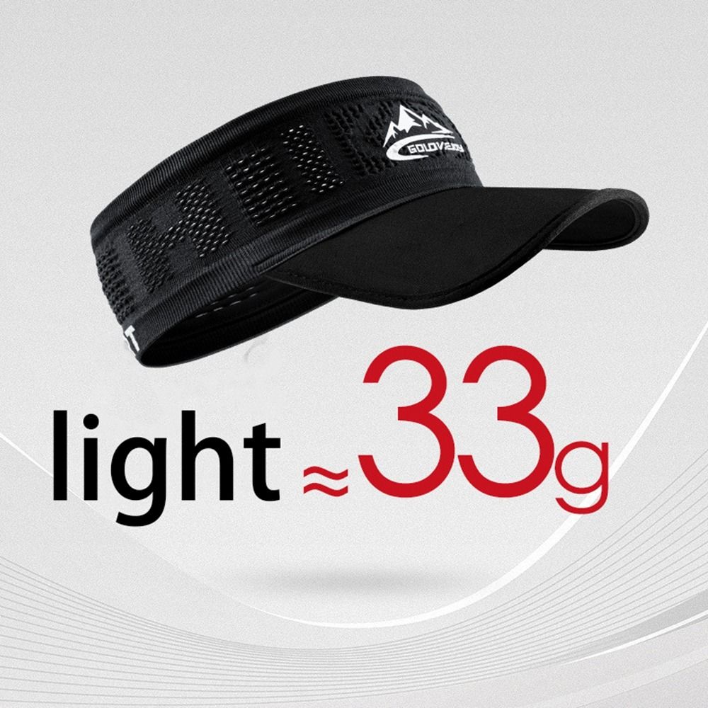 Caps Sun Shade Sunscreen Visor Hairband Empty Top Men Hats Elastic Hair Band Sports Hats Women Cap