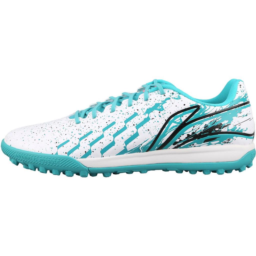 Li Ning Versatile Trendy Comfortable TF (Rubber Studs) Artificial Turf Synthetic Leather Soccer Shoes Men Soccer Shoes YSTU005-18