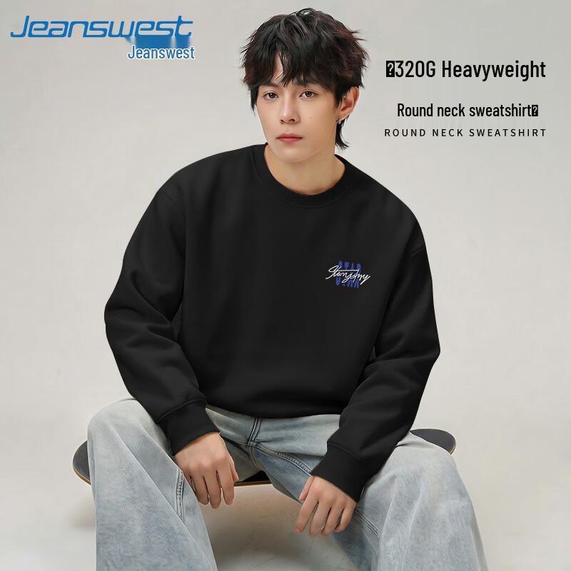 Мужской свитшот с круглым вырезом из плотного материала Jeanswest