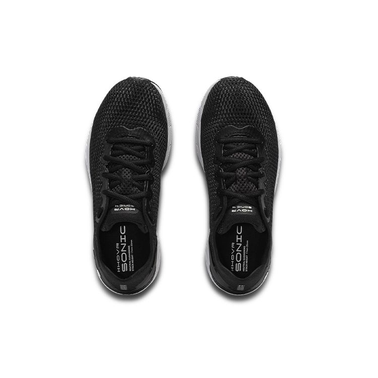 Under Armour HOVR Sonic 4 Comfortable Fabric Low-Top Casual Running Shoes Women Sneaker Black 3025225-001