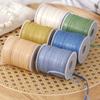 120 м/рулон бумажные нитки ручной работы Лафит хлопок трава нить летняя рафия соломенная пряжа для вязания крючком 50 г