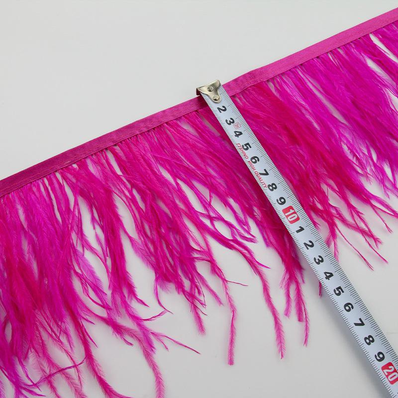 Ostrich Hair Diy Jewelry Accessories Feathers Ostrich Feathers Clothes Cuffs Skirt Decoration