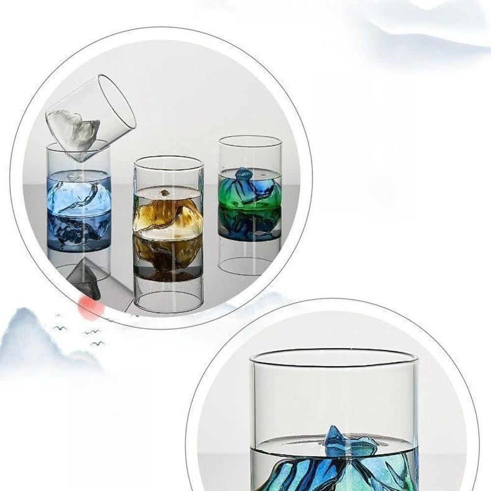 175/300 мл Стеклянная Прозрачная Чашка для Чая Гуаньшань Бар Вечеринка Питьевая Чашка Подходит для Дома Чайный Столик Чайная Чашка Легко Моется Питьевая Чашка