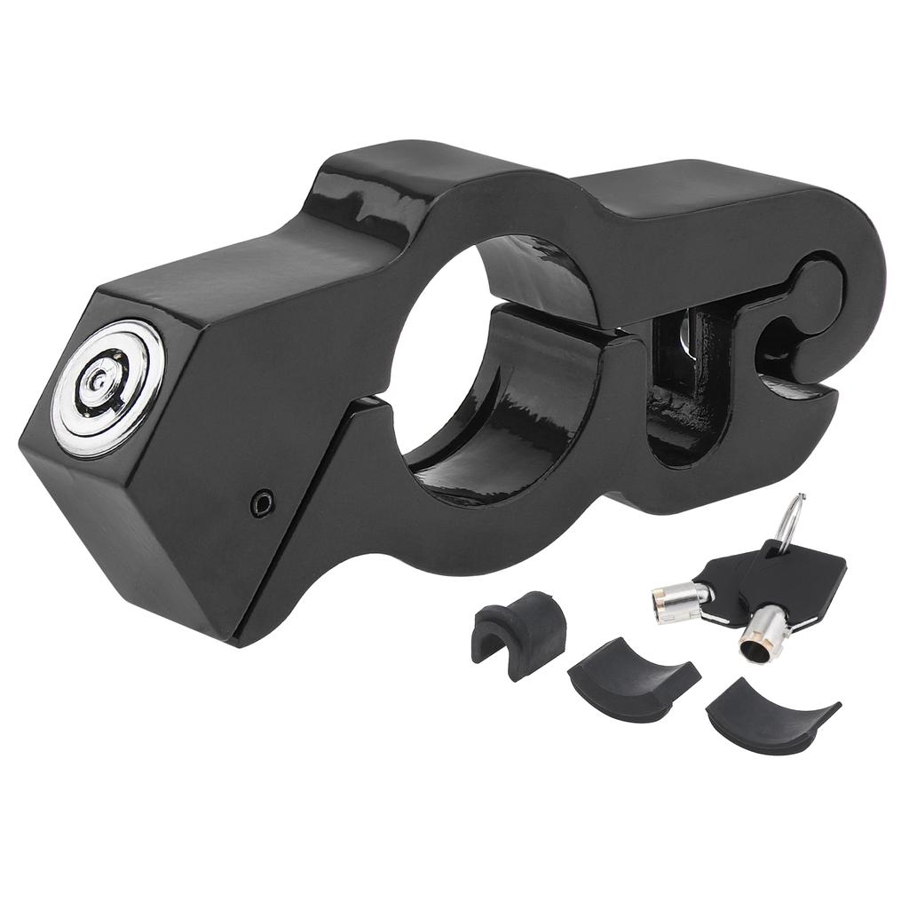 1piece Heavy Duty Adjustable Anti Theft Handlebar Lock for Motorcycles Mopeds Sports Bikes Scooters and ATVs with 2 Keys