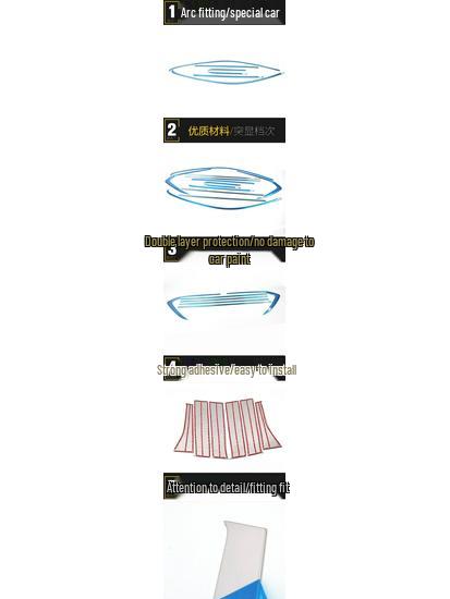 Outlander Exterior Accessories: Stainless Steel Anti-Scratch Window Trim & Bright Strip