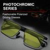 Men's Photochromic/anti Blue Light Glasses Driving Sunglasses Outdoor Travel/fishing Sunglasses Metal Polarized Glasses
