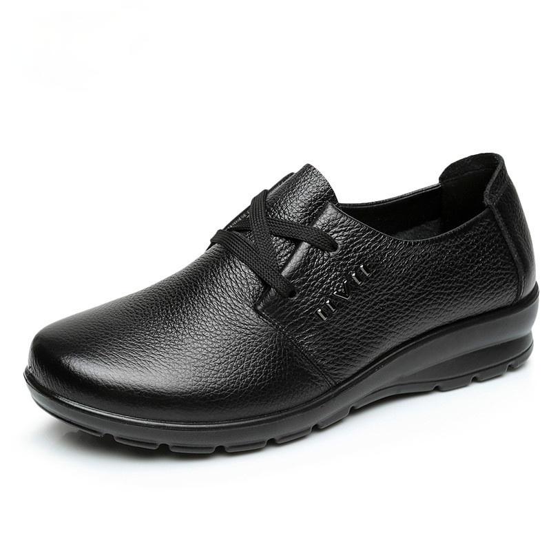 Весна/Осень Женская натуральная кожа повседневная обувь в британском стиле на шнуровке плоские туфли женские мокасины лоферы женские Chaussure Femme