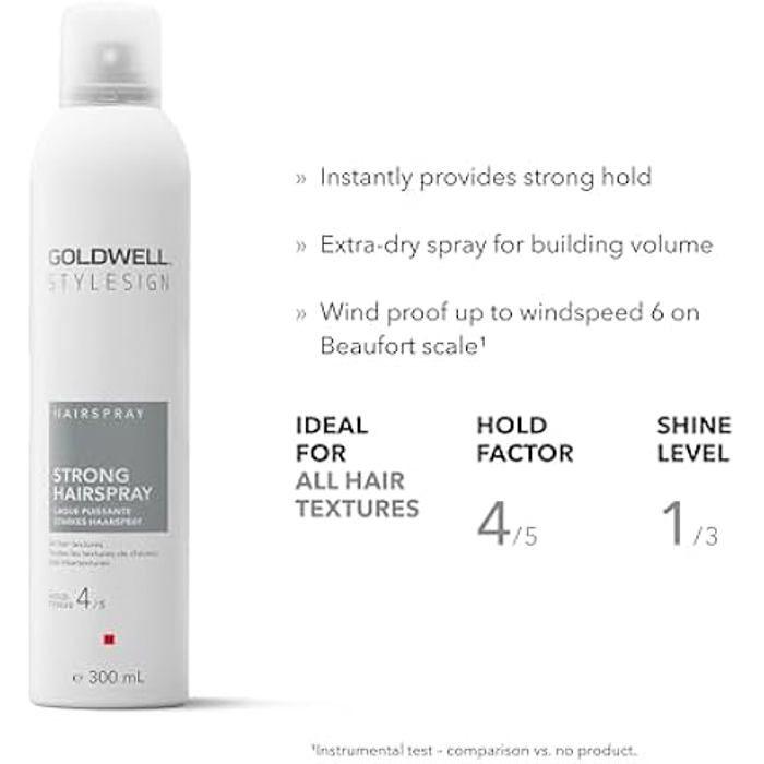 Spray pour cheveux - GOLDWELL - StyleSign - Tenue forte - 300 ml - Protection contre l'humidité