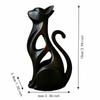 3D Printed Abstract Cat Sculpture Plastic Sculpture of Kitten  Living Room Decor