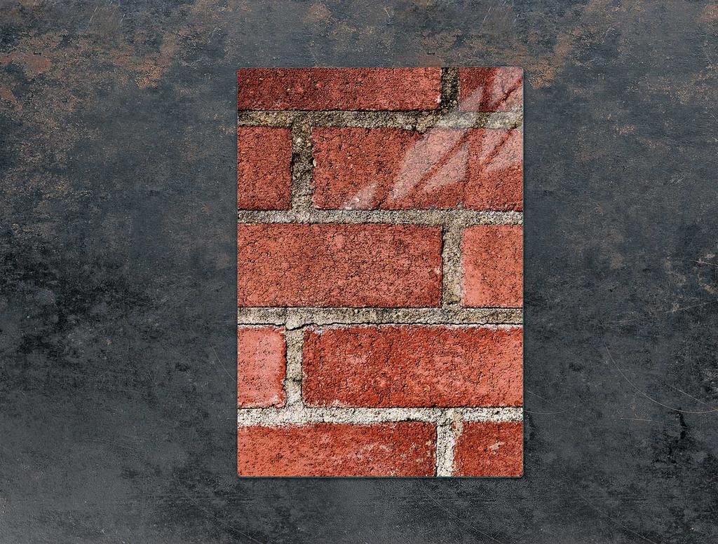СТЕКЛЯННАЯ ДОСКА ДЛЯ НАРЕЗКИ 35x52 КИРПИЧ