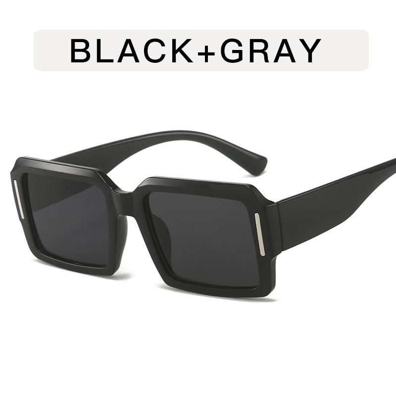 Женские солнцезащитные очки квадратной формы, европейско-американский стиль, защита от УФ-лучей, женские солнцезащитные очки, винтажные ретро мужские солнцезащитные очки