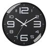 8 Inch Stylish Wall Word Clock Art Design Moon No Ticking Sound Round Timepiece For Kitchen Living Room Office Home Electronics