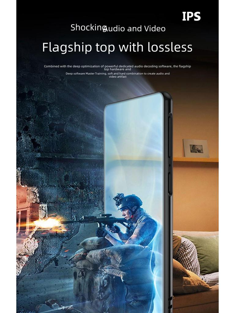 4-дюймовый полноэкранный Android WiFi MP3/MP4-плеер с возможностью загрузки приложений и английским интерфейсом