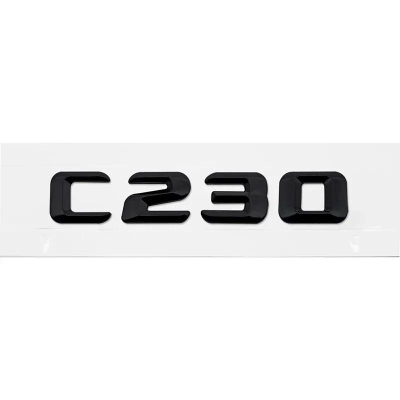 3D Car Tail Letter Stickers Badge for Mercedes Benz C Class C32 C36 C43 C55 C63 C180 C200 C220 C230 Auto Rear Trunk Emblem ZC2