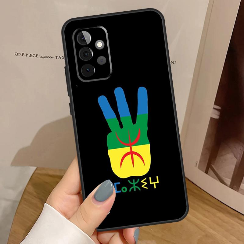Amazigh Symbol Berber Academy Funda For Samsung Galaxy A15 A25 A35 A55 A52 A32 A12 A14 A34 A54 A51 A71 A53 A13 A33 Case