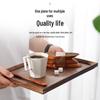 Homeglen Black Walnut Multifunction Serving Tray