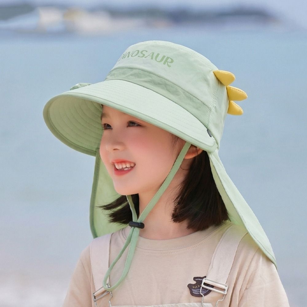 Big Brim Kids Whistle Sunscreen Hat Sun Protection Summer Sunshade Hat Children's Sun Hat Summer