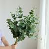 4 шт. Искусственные листья эвкалипта Денежное дерево для домашнего декора - Бархатная ткань Имитация Зеленых Растений Оптовая скидка