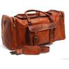 Handmade Goat Leather Duffel Bag Travel Overnight For Men And Women