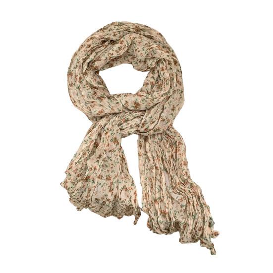 Ladies Shawl Scarf Floral Print Versatile Comfortable Bright Color Shawl Wrap Soft-textured Winter Accessory