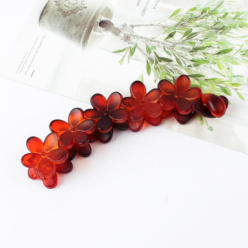 Frosted Banana Ponytail Clip Solid Color Hair Clip Women Hair Styling Clip Accessories Ponytail Barrettes Hair Claws Hairpins