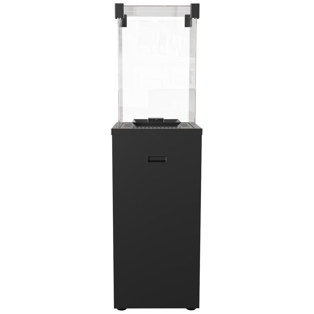 Газовый обогреватель для патио Patio Slim Steel Black ручной 8,2 кВт