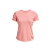 Speed Stride 2.0 Solid Color Crew Neck Short Sleeve T-Shirt Women Tops Red Sand-Pink 1369760-981