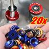 20pcs Lug Nuts Jdm Car Modification M6 Gasket Concave Screw 1.9cm Hexagonal Fasteners A Set Screw Fender Bumper Engine Aluminum