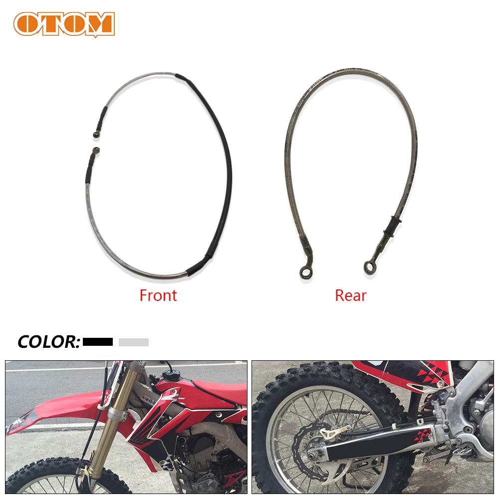 OTOM Мотоцикл Передний и Задний Тормозной Масляный Шланг Для HONDA CR125 CR250 CRF250RX CRF450R YAMAHA YZ YZF 125 250 450 Тормозная Трубка Кабель
