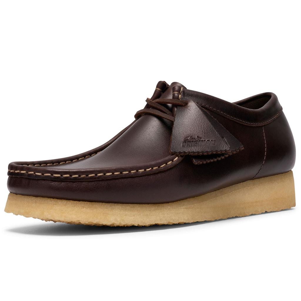 Clarks Wallabee Originals Удобные Модные Повседневные Мужские кроссовки Темно-коричневые 261865677