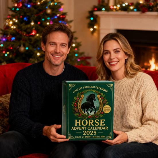 Лошадиный адвент-календарь 2025 24 дня Рождественский календарь обратного отсчета с 24