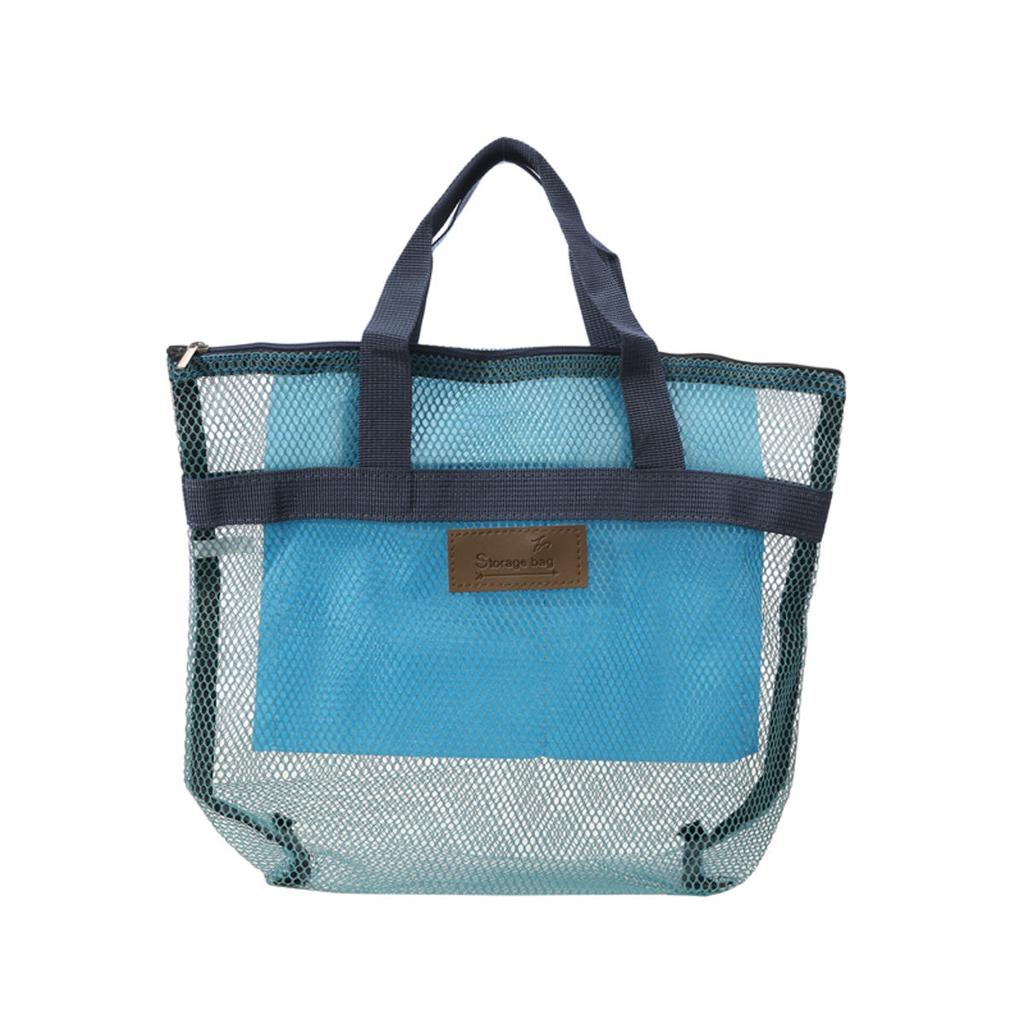 Сетчатая сумка для хранения в душе, косметичка, портативный дорожный набор для мытья, многоразовая косметичка, органайзер для душа для ванной комнаты, общежития, пляжа, кемпинга