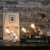 Modern Resin Animal Rat Night Lights Nordic Small Mini Mouse Cute LED Table Lamps Home Decor Desk Lamp Bedside Lighting Fixtures