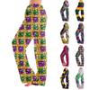 Ayollar pijama shimlari Pijama kiyimlari Kundalik torli elastik bel shimlari Rahat tekis yoga bo'sh shimlar